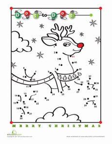 Rudolph Dot-to-Dot