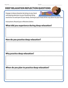 Deep Relaxation Reflection Questions