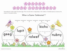 Unscramble Easter Words!