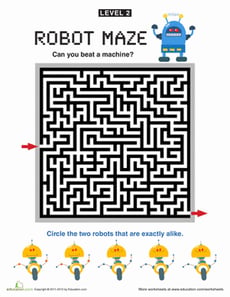 Robot Maze Level 2!