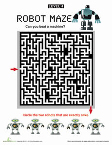 Robot Maze Level 4!
