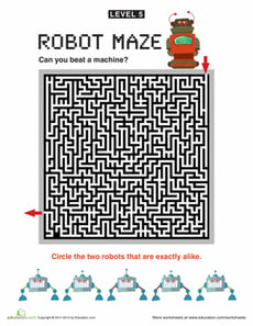 Robot Maze Level 5!