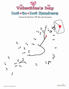 Valentine's Day Dot-to-Dot 1