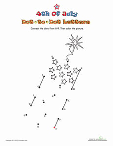 Fourth of July Dot-to-Dot 1