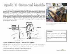 National Treasure: Apollo 11 Command Module