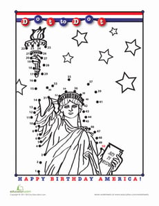 Statue of Liberty Dot-to-Dot