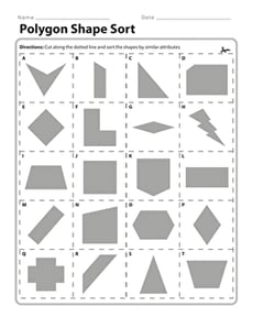 Polygon Shape Sort