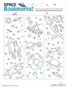 Color Bookmarks from Space!