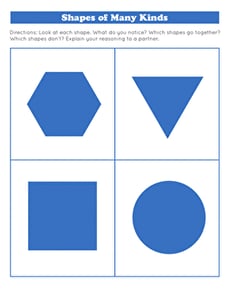 Shapes of Many Kinds