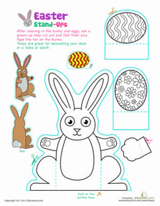 Easter Bunny Stand-Ups