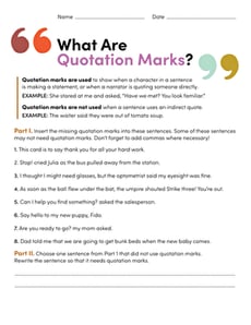 What Are Quotation Marks?