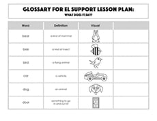 Glossary: What Does It Say?