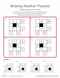 Tricky Math Puzzles