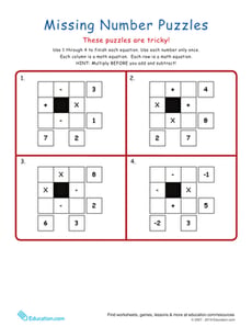Math Puzzle Madness
