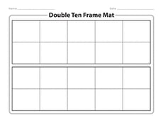 Double Ten Frame Mat