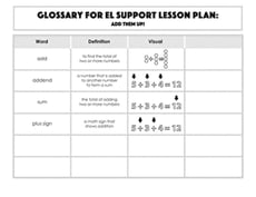 Glossary: Add Them Up!