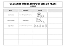 Glossary: One Less