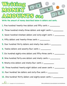 Writing Money Amounts #14