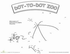 Bat Dot-to-Dot Printable