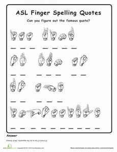Practicing Sign Language