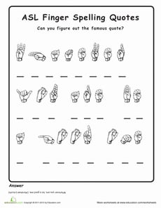 Decoding Quotes with Sign Language