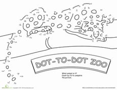 Leopard Dot-to-Dot