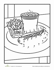 Fast Food Dot to Dot