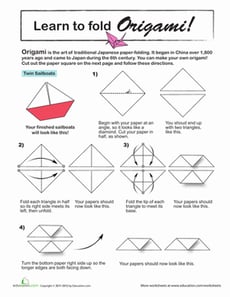 Origami Sailboat