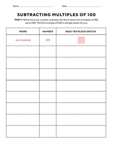 Subtracting Multiples of 100