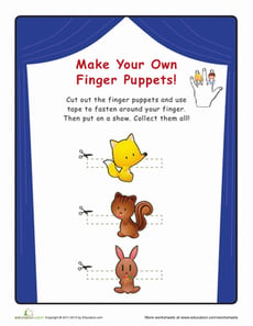 Forest Finger Puppets
