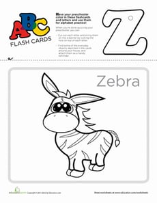 ABC Flashcards: Z