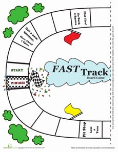 Fast Track Board Game