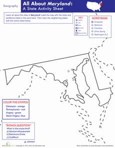 Maryland Geography