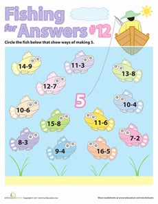Subtraction Math Facts