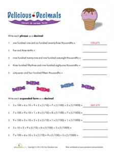 Writing Decimals in Expanded Form