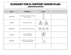 Glossary: Subtracting Buttons