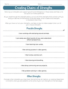 Creating Chains of Strengths
