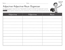 Adjective-Adjective-Noun Worksheet