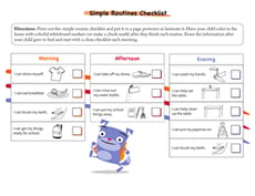 Simple Routines Checklist