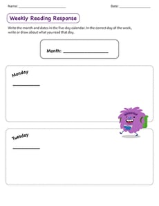 Weekly Reading Response