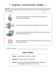 Digital Citizenship Pledge