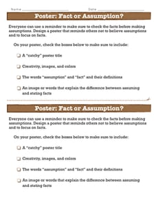 Poster: Fact or Assumption?