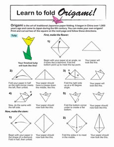 Origami Tulip