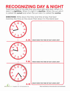 Night or Day: Draw the Time