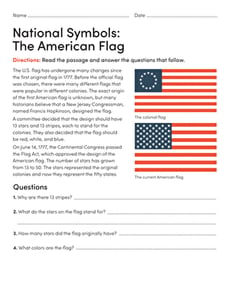 History of the American Flag