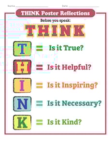 THINK Poster Reflections