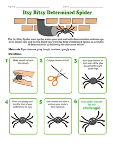 Itsy Bitsy Determined Spider