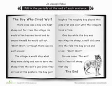 Punctuation: The Boy Who Cried Wolf