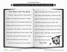 Punctuation: The Bear and the Bees
