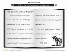 Punctuation: The Donkey and his Master
